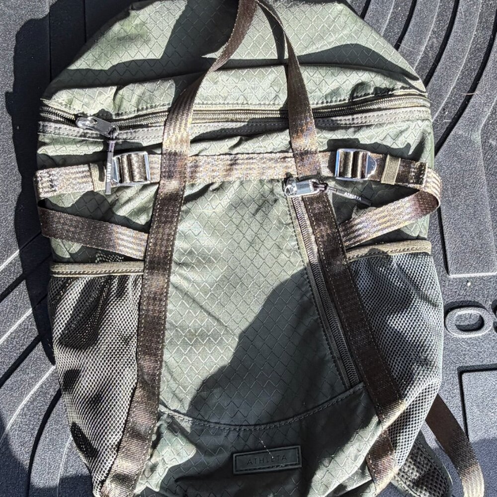 Athleta Excursion Backpack Green - image 6